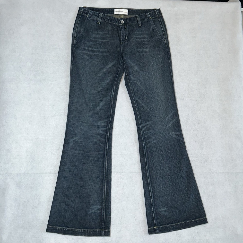 Paper Denim & Cloth Bootcut Flap Pocket Jeans Size ~Women's 31~ Retro Flare - Picture 1 of 12